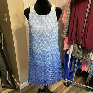 Blue ombré Lilly Pulitzer dress size Small